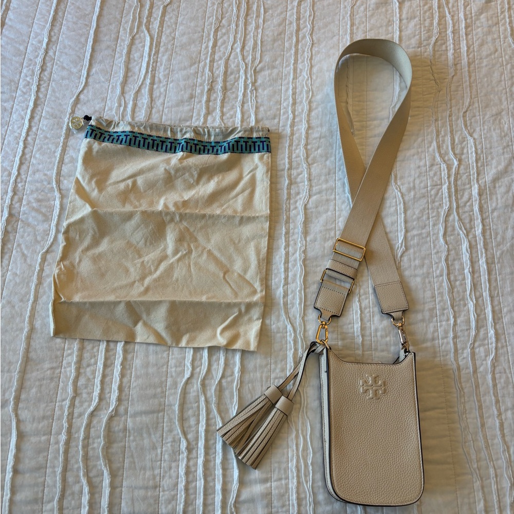 Tory Burch leather crossbody.